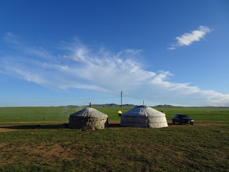 蒙古牧民家