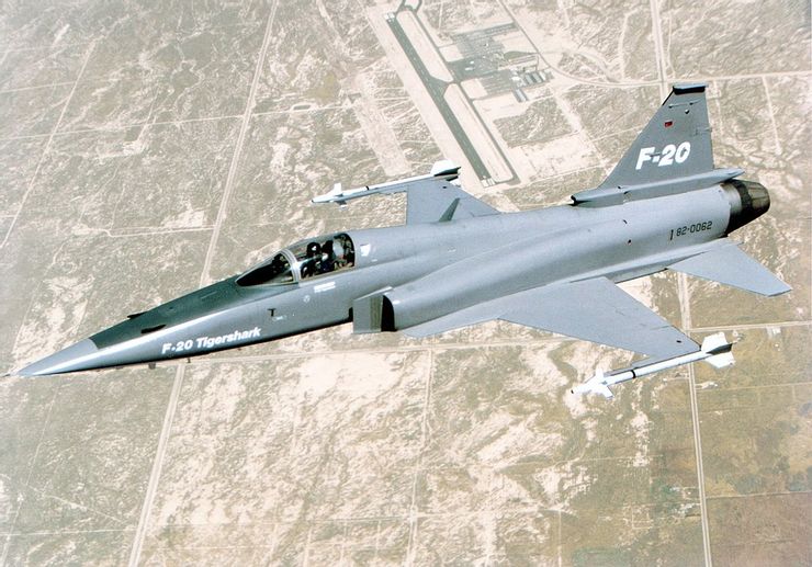 F-20 原型機。(Photo by USAF)