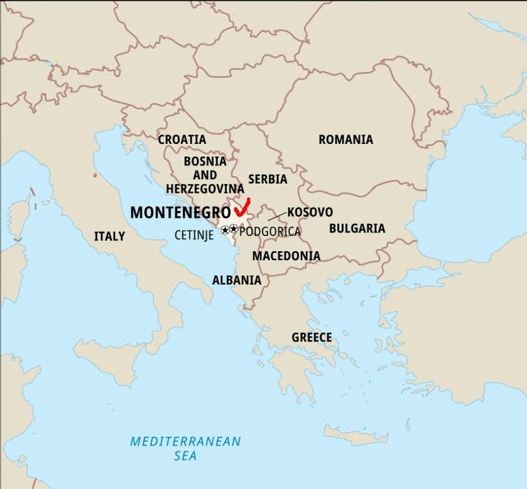 黑山大致地理圖導覽，此照片為網路分享。