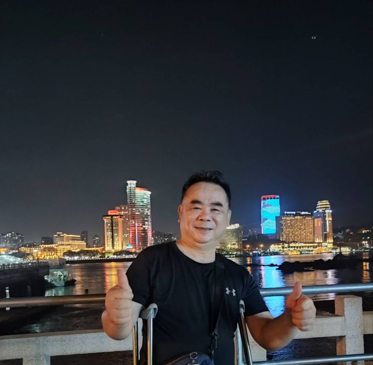 邱允文一隻腳凸全中國！廣州美麗的夜景