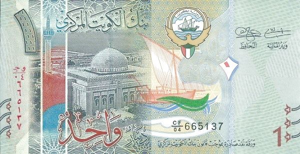 1科威特第納爾，折合3.23美元，約100元新台幣
