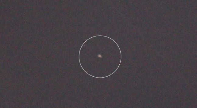 2023年3月27日,韓國科學技術院實驗室觀測屋頂拍攝到北韓光明星3號2號衛星 「韓國科學技術院」
