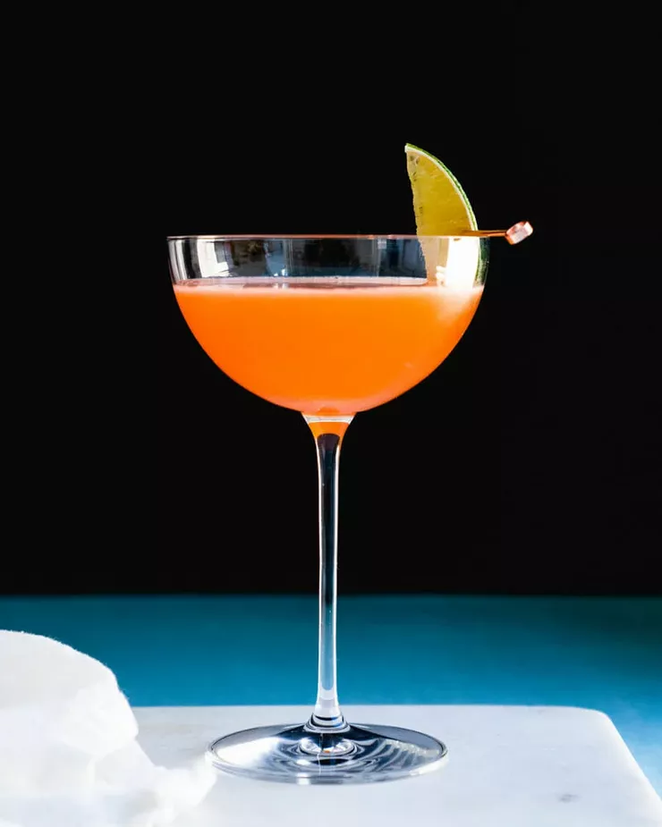 A Couple Cooks-THE Naked and Famous Cocktail