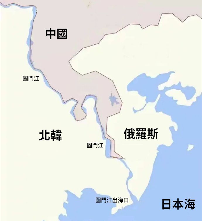 蘇聯取得圖門江北岸土地以後,封鎖了中國利用圖門江進入日本海的管道。