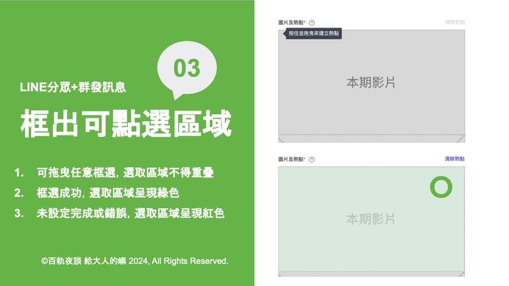 框選出可以點擊的區域