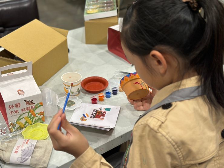 食農教具 畫出心中的小米田