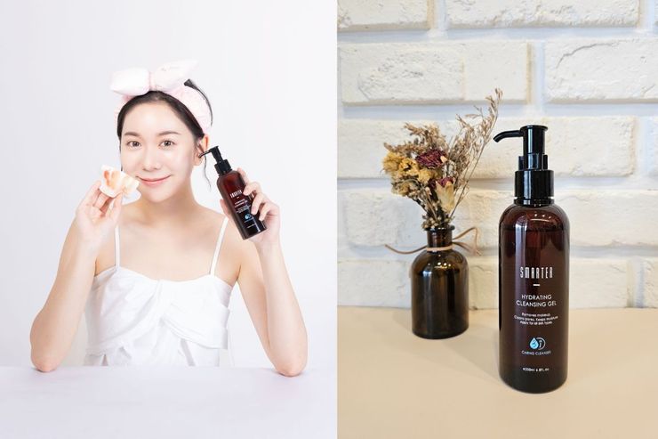 早睡神器!SPA級洗卸「超能淨顏洗卸凝露」30秒快速溶妝 使用「超能淨顏洗卸凝露」兩步驟就能完成卸妝洗臉。(圖/SMARTER詩嫚特)