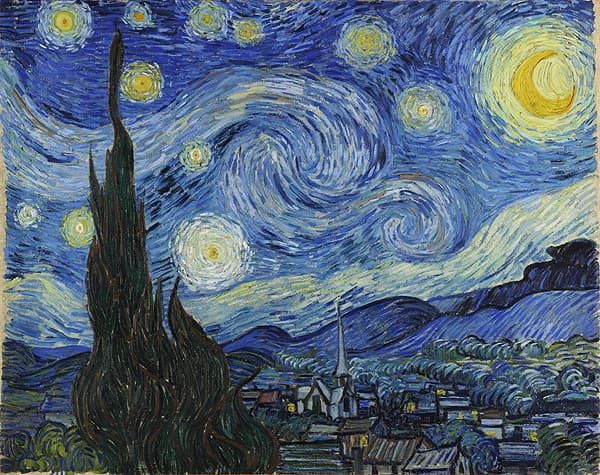 圖片來源：https://pixabay.com/photos/starry-sky-van-gogh-oil-painting-1948523/