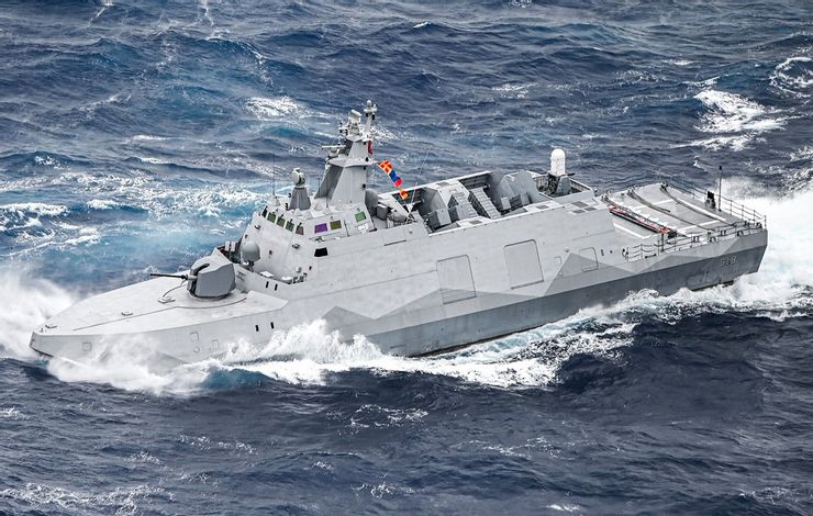 沱江號原型艦(PGG-618)最大的外型特徵是方陣快砲前沒有蜂眼雷達系統。