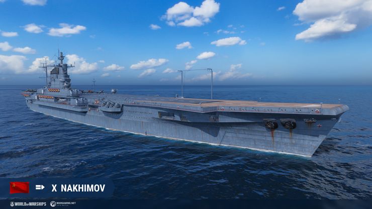 來自戰艦世界的納契莫夫海軍上將外觀