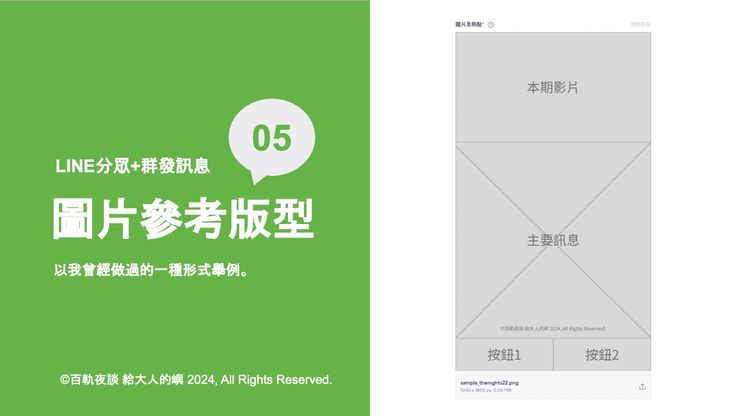 可以參考小嶼曾經設計過的版型