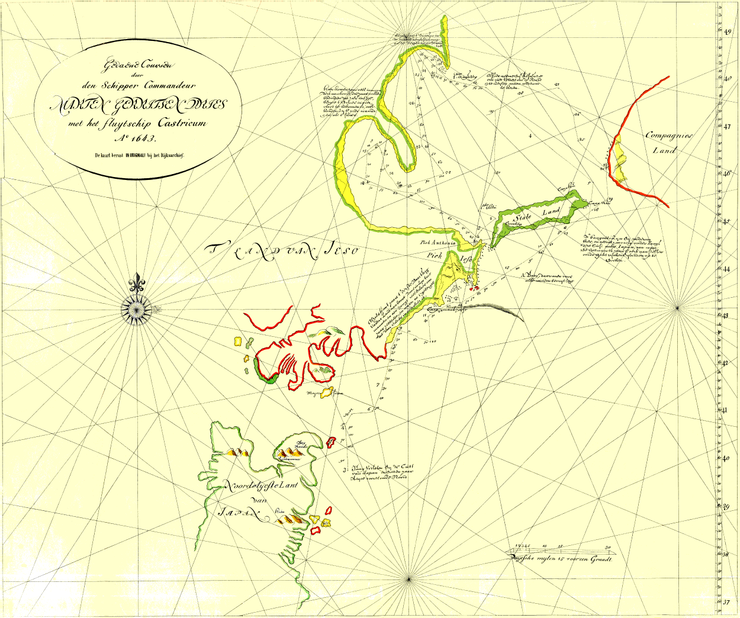 Castricum 號航跡圖