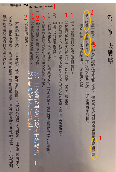 《戰爭藝術》,麥田。約米尼著,紐先鍾譯。