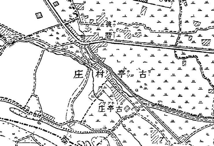 《臺灣堡圖》中的古亭村庄