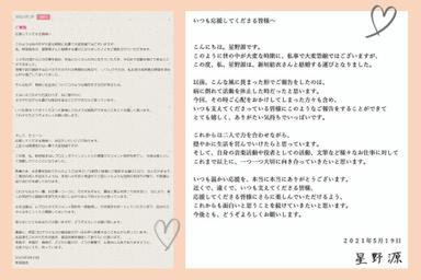 星野源 新垣結衣 結婚発表 方格子